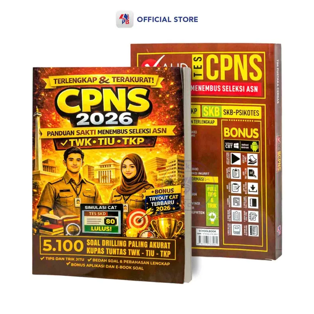 CPNS Terlengkap & Terakurat 2026 Dilengkapi Dengan TWK-TIU-TKP